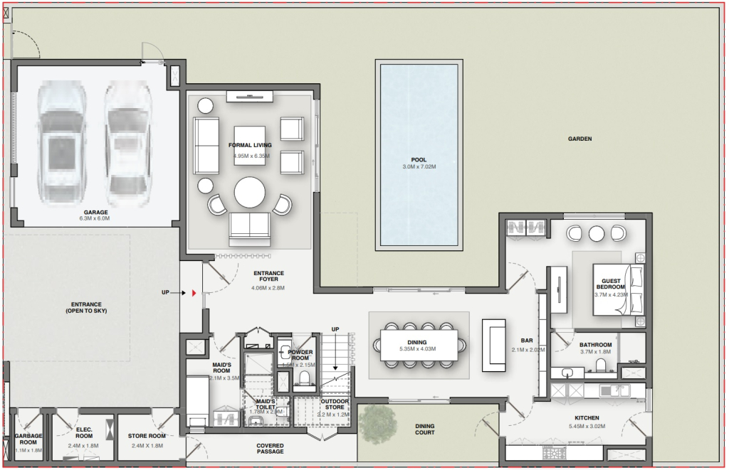 1-VILLA-5-BEDROOM -TYPE-B-ground