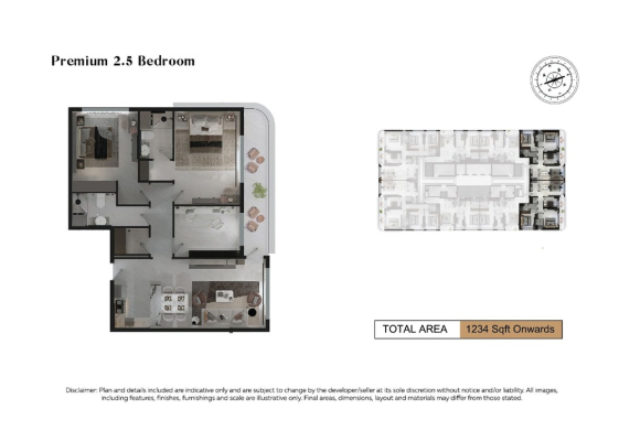 2.5 Bedroom Premium