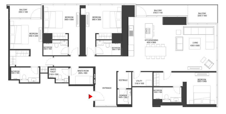 Sobha-one-4bedrooms-type2