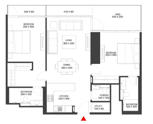 sobha-one-type-g-2beds